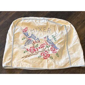 Vintage Embroidered Fabric Cover for Kitchen Mixer
